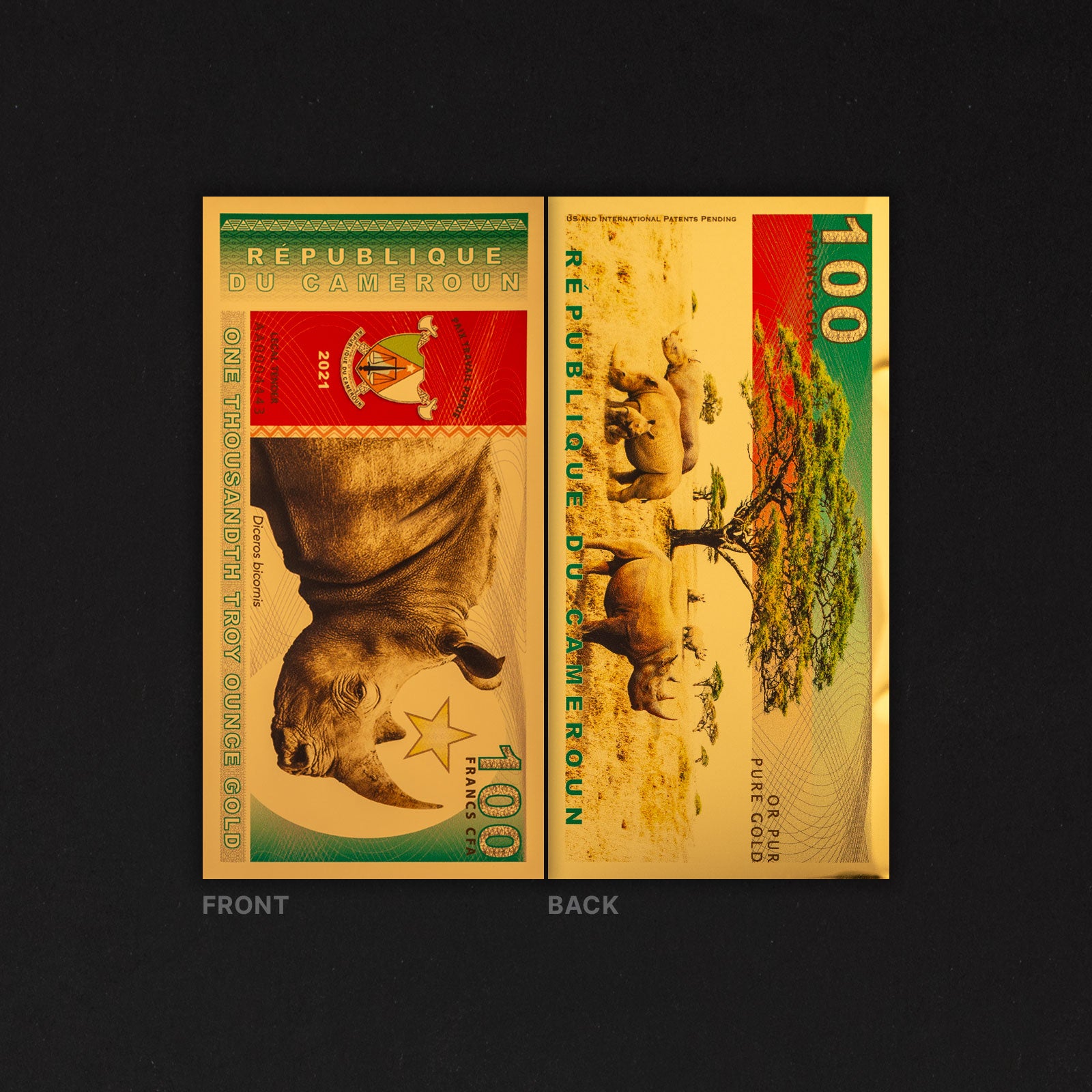 Cameroon - 100 Franc Aurum