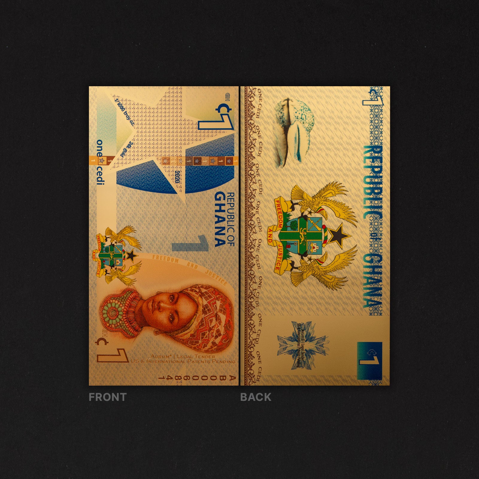 Ghana - 1 Cedi Aurum