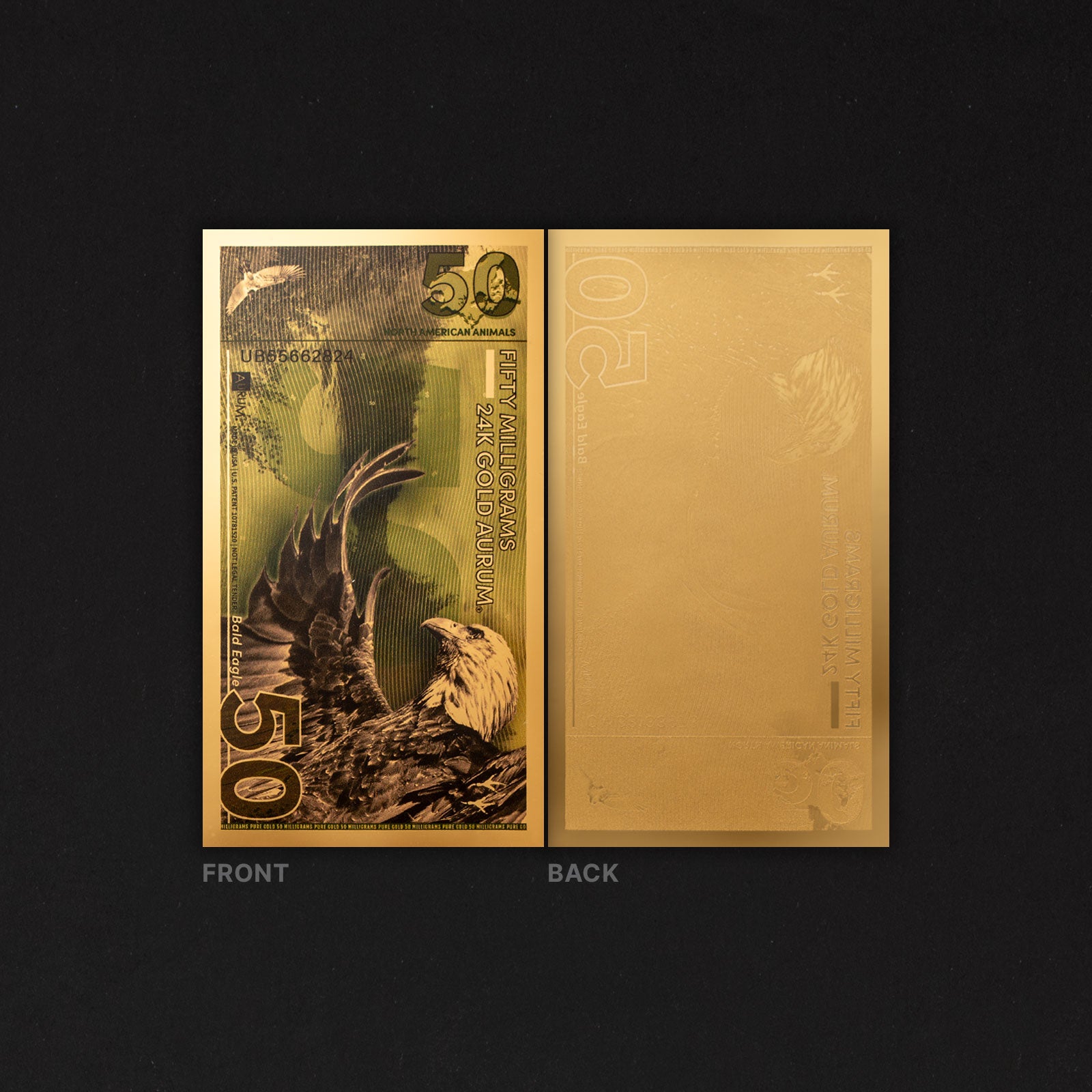 Vintage Bald Eagle Aurum