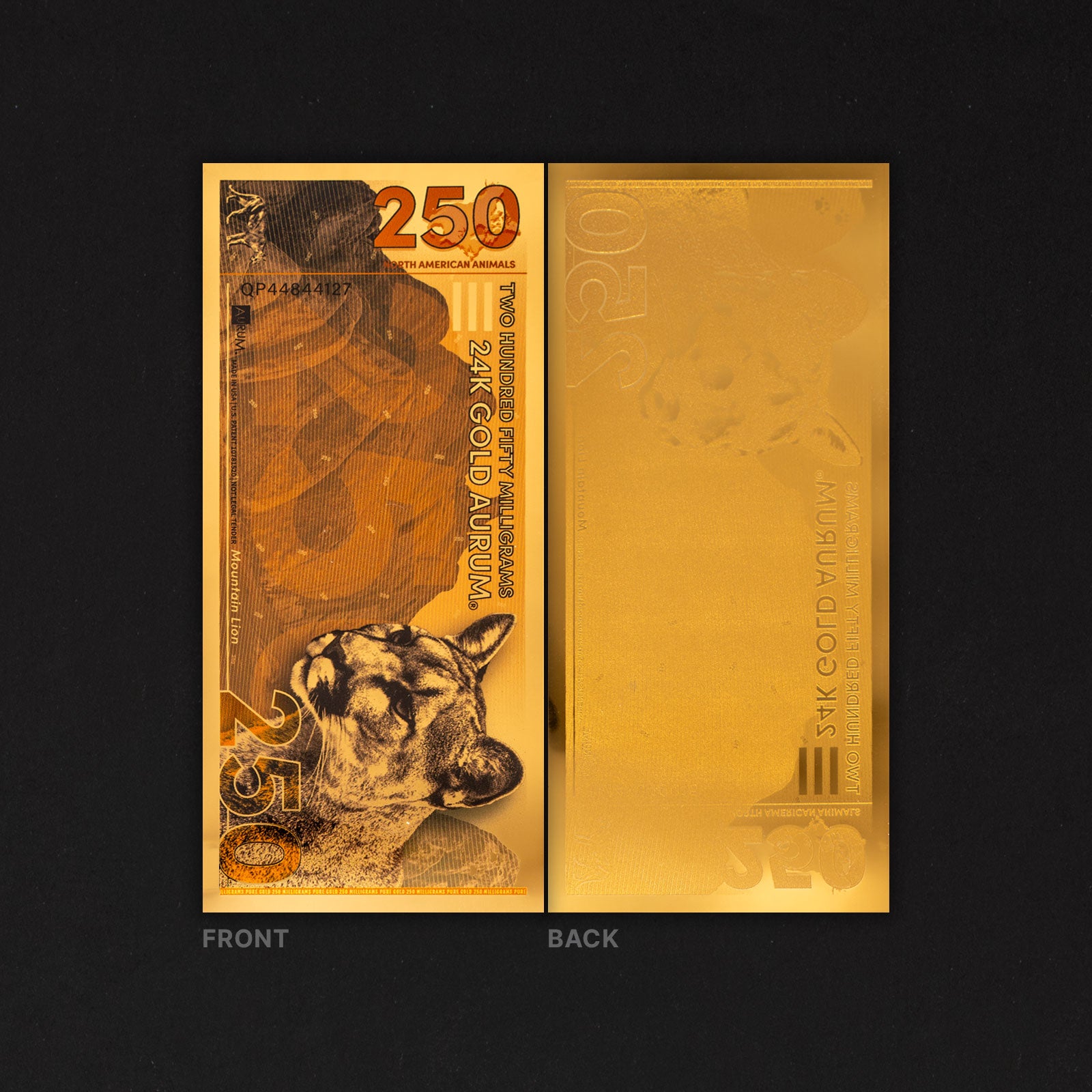 Vintage Mountain Lion Aurum