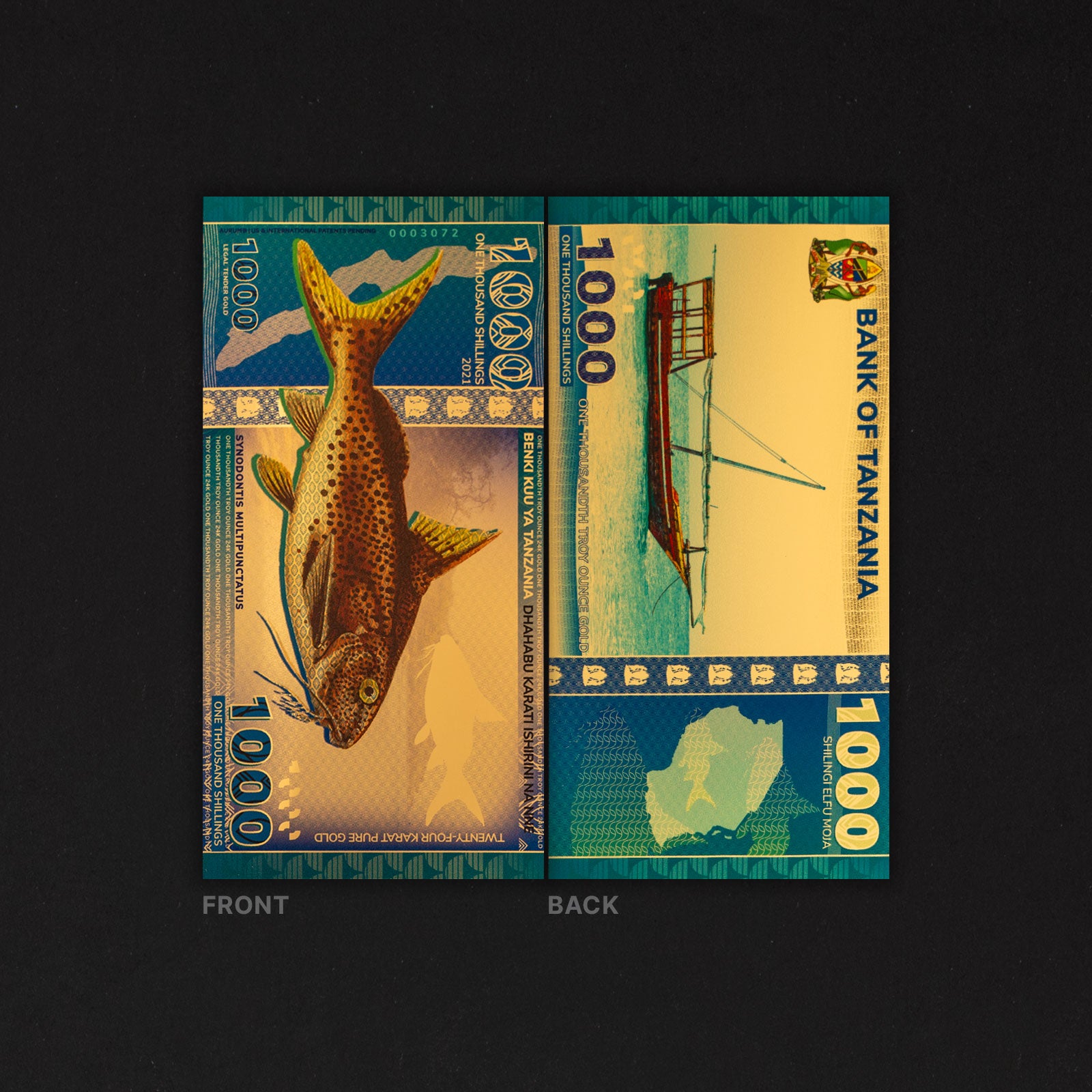 Tanzania - 1,000 Shilling Aurum