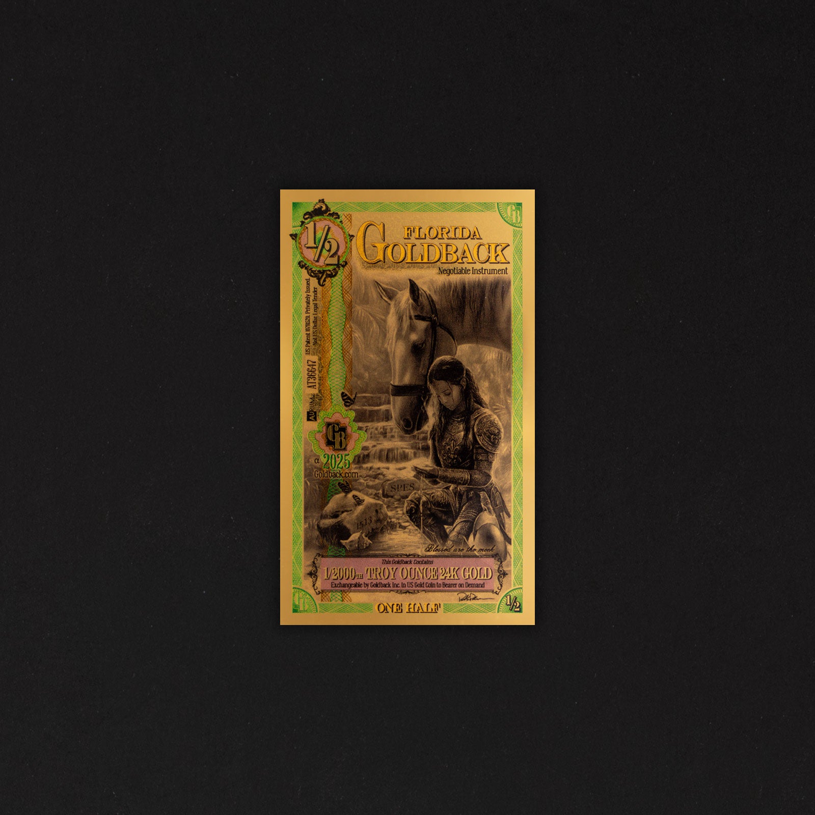½ Florida Goldback